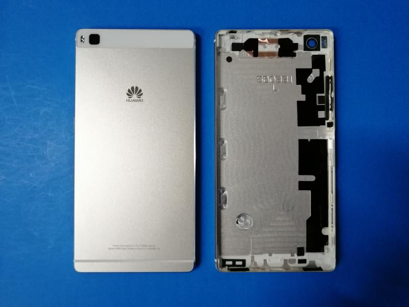 Tapa Huawei P8 GRA-UL00 L09 Original - Champage/blanca con Marco