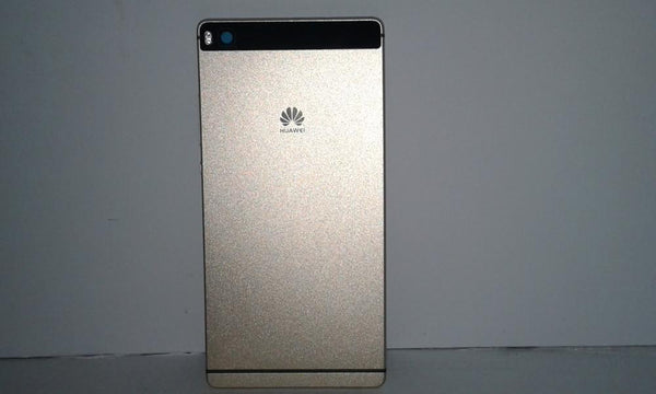 Tapa Huawei P8 GRA-UL00 L09 Original - Dorada/negro con Marco