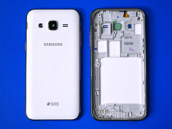 Tapa Samsung Galaxy J2 J200 - Blanca con Marco