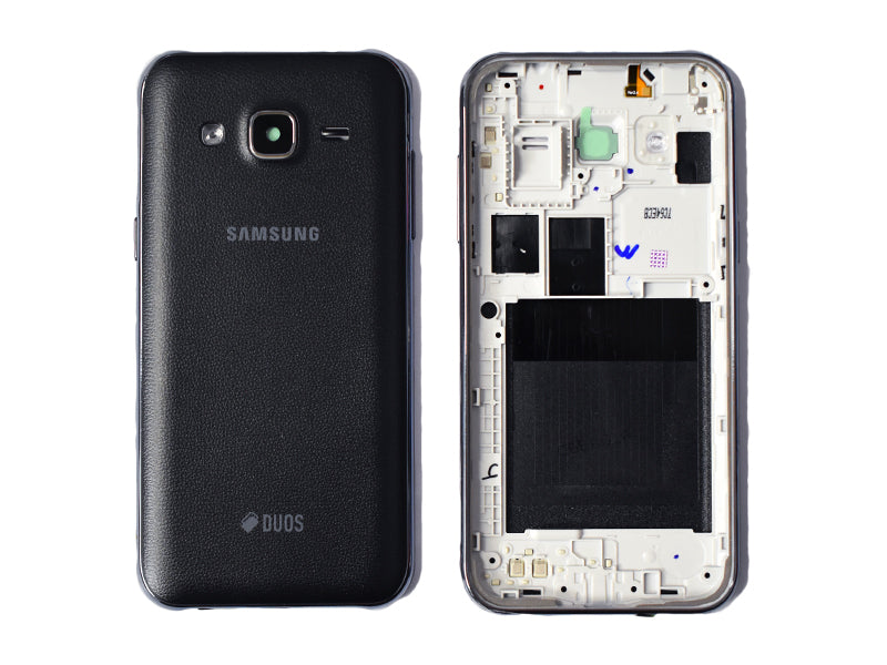 Tapa Samsung Galaxy J2 J200 - Negra con Marco