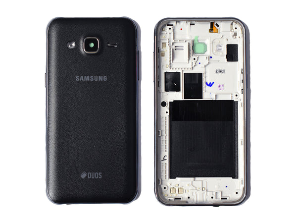 Tapa Samsung Galaxy J2 J200 - Negra con Marco