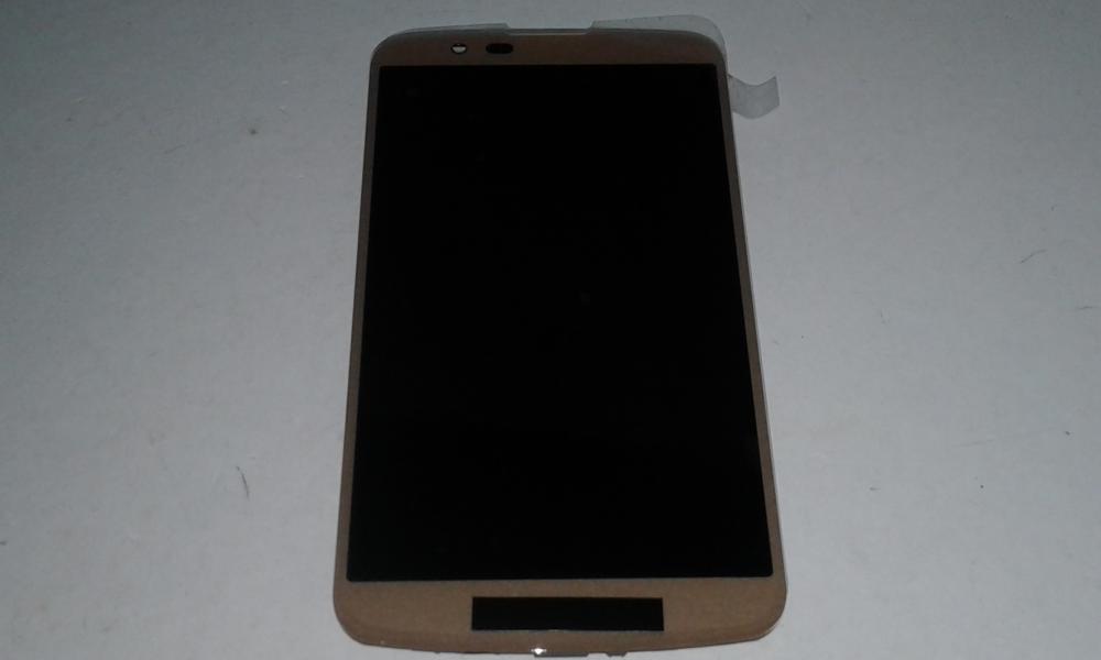 LCD Pantalla LG K10 K420 K430 Completa - Dorada con Marco