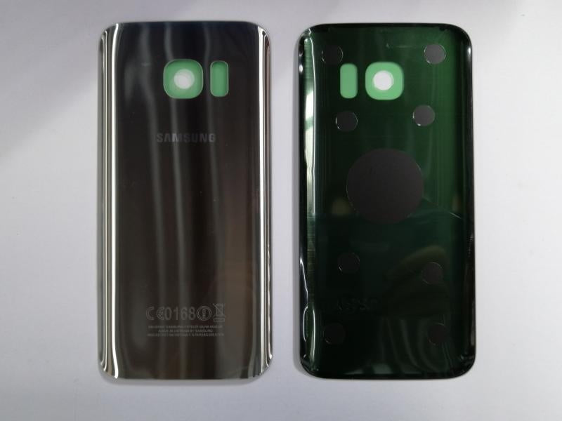 Tapa Samsung Galaxy S7 G930 G930FD G930w8 G930F - Plateada Sin Marco