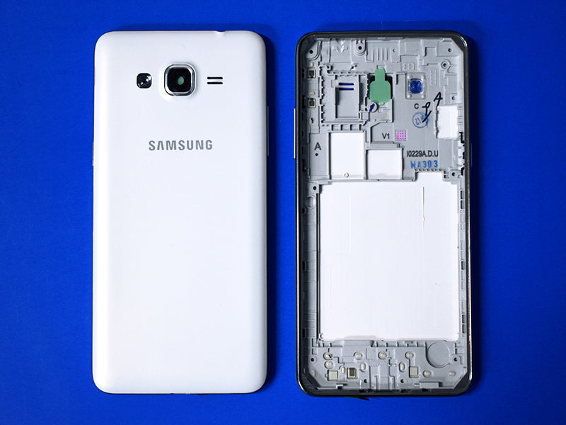 Tapa Samsung Galaxy Grand Prime G531 - Blanca con Marco