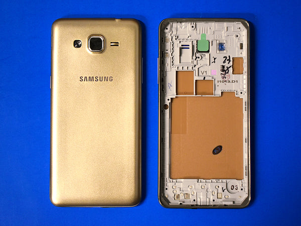 Tapa Samsung Galaxy Grand Prime G531 - Dorada con Marco