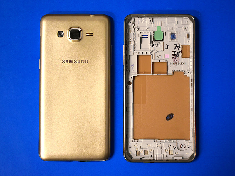 Tapa Samsung Galaxy Grand Prime G531 - Dorada con Marco