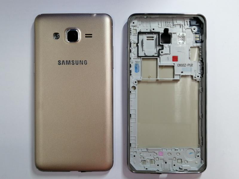 Tapa Samsung Galaxy J2 Prime G532 - Dorada con Marco