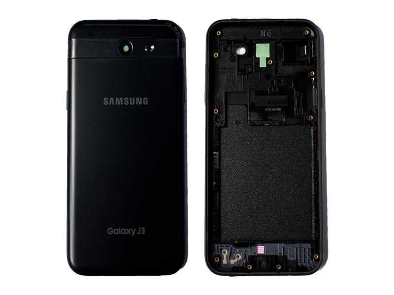 Tapa Samsung Galaxy J3 PRO (2017) J330 - Negra con Marco