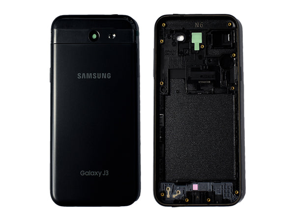 Tapa Samsung Galaxy J3 PRO (2017) J330 - Negra con Marco