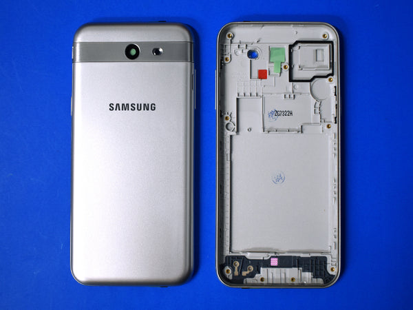 Tapa Samsung Galaxy J3 PRO (2017) J330 - Plateada con Marco