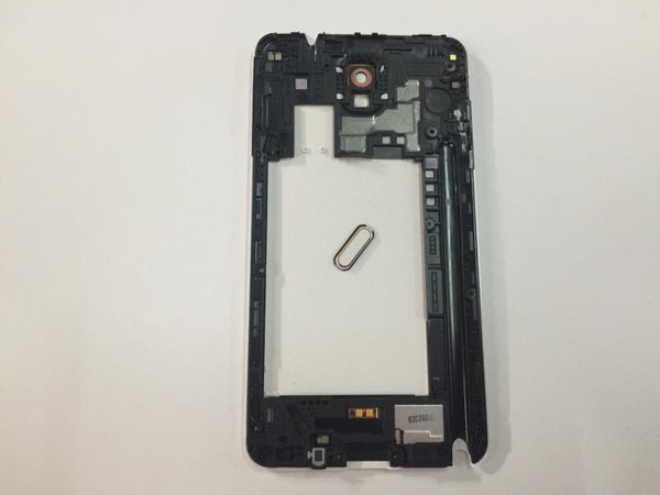 Tapa Samsung Galaxy Note 3 N9000 Original - Blanca /dorada con Marco