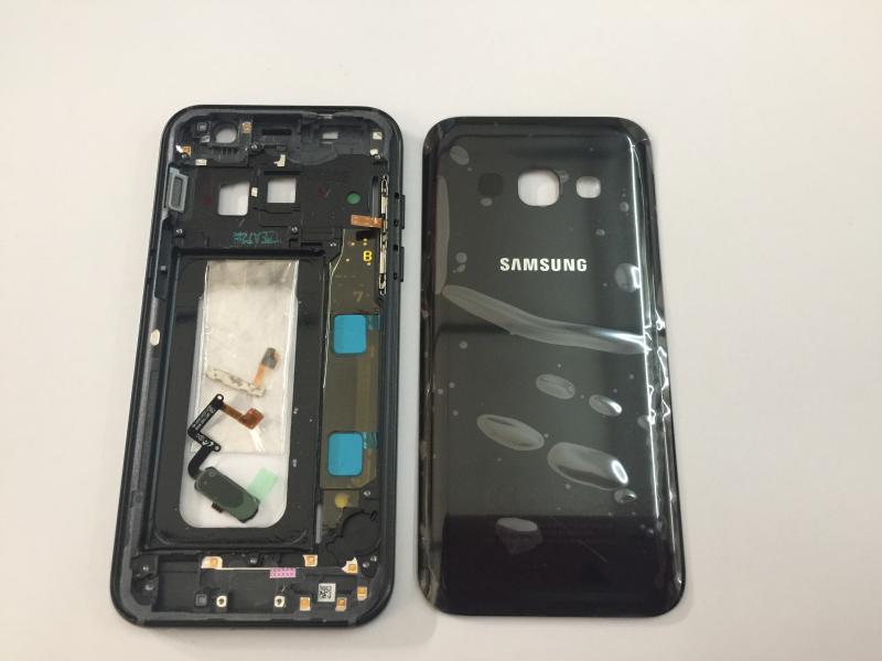 Tapa Samsung Galaxy A3 (2017) A320 - Negra con Marco
