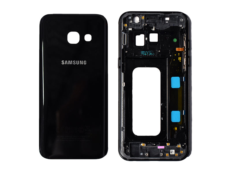 Tapa Samsung Galaxy A3 (2017) A320 - Negra con Marco