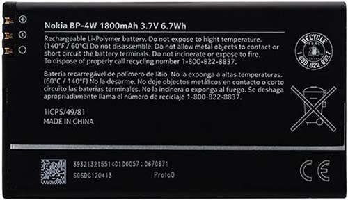 Bateria Nokia BP-4W Lumia 820 822