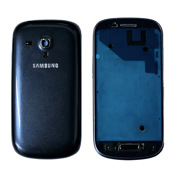 Tapa Samsung Galaxy S3 Mini I8190 - Azul con Marco