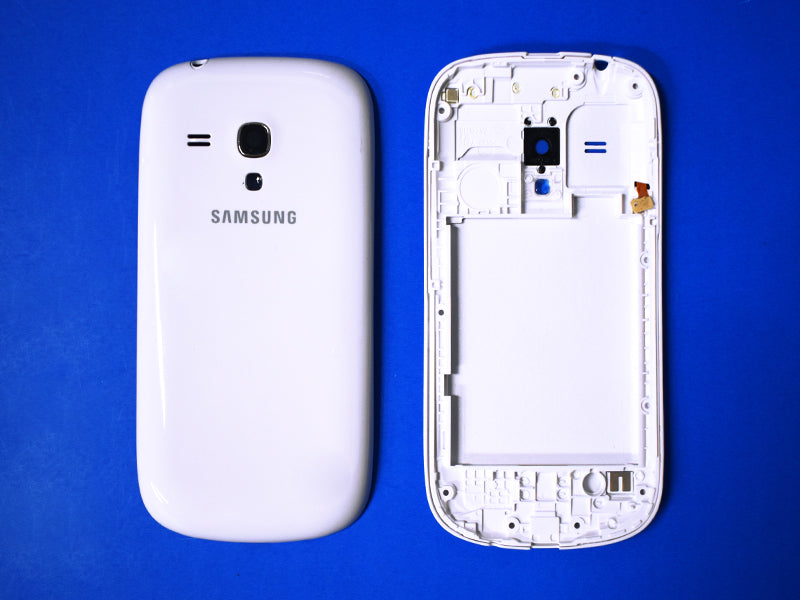 Tapa Samsung Galaxy S3 Mini I8190 - Blanca con Marco