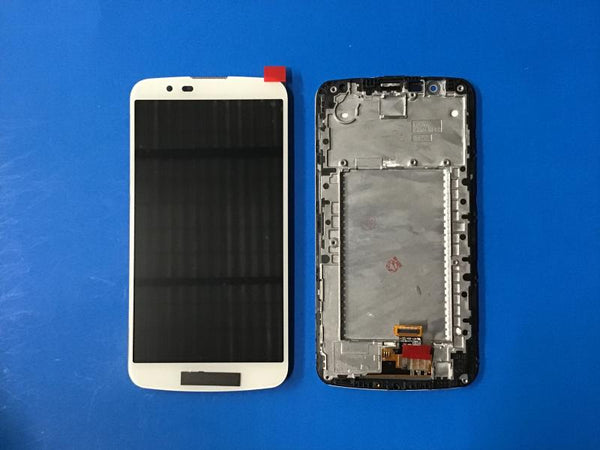 LCD Pantalla LG K10 K420 K430 Completa - Blanca con Marco