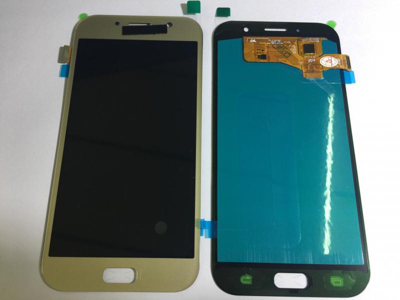 LCD Pantalla Samsung Galaxy A7 (2017) A720 Completa - Dorada Sin Marco