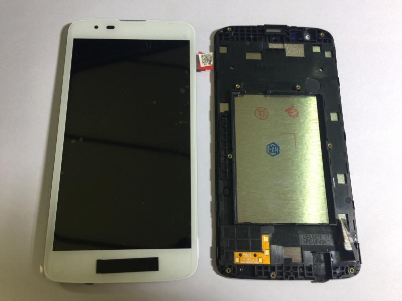 LCD Pantalla LG K7 Tribute 5 LS675 Completa - Blanca con Marco