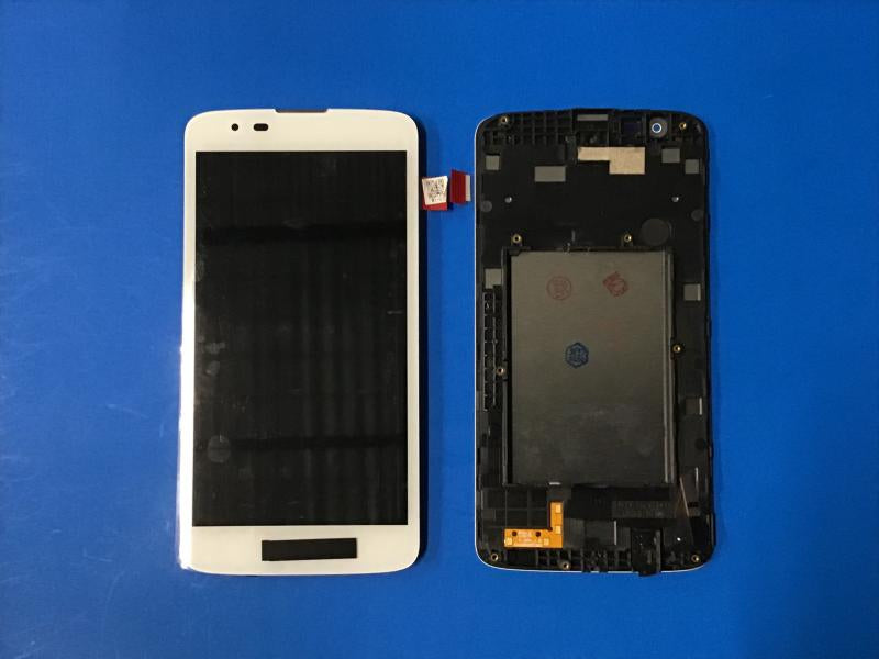 LCD Pantalla LG K7 Tribute 5 LS675 Completa - Blanca con Marco