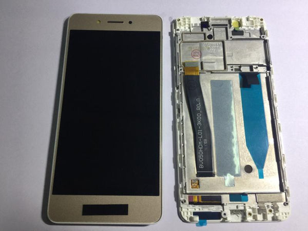 LCD Pantalla Huawei P9 Lite Smart Completa Original - Dorada con Marco