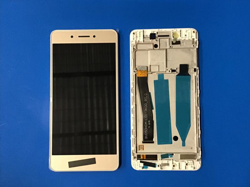LCD Pantalla Huawei P9 Lite Smart Completa Original - Dorada con Marco