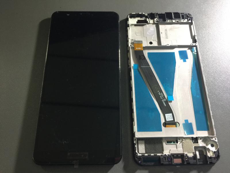 LCD Pantalla Huawei Y9 (2018) Enjoy 8 Plus Completa Outlet - Negra con Marco