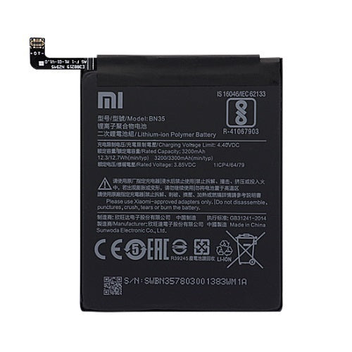 Bateria Xiaomi BN35 Redmi 5