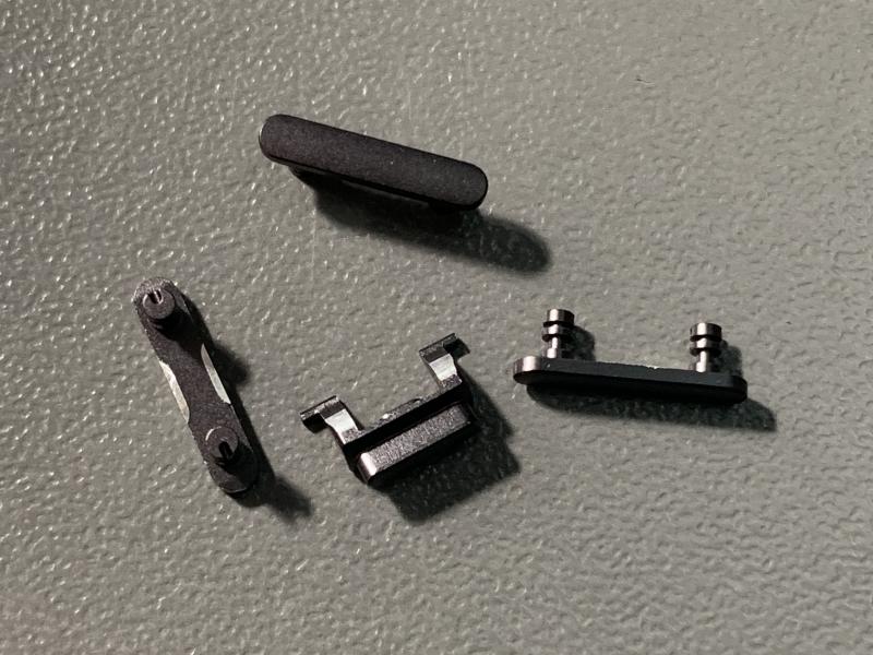 Juego Botones Laterales Volumen Silencio Bloqueo Encendido Iphone 8G 4.7 - Negro