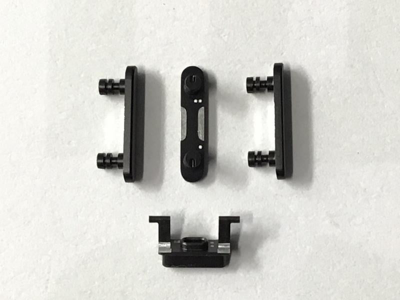 Juego Botones Laterales Volumen Silencio Bloqueo Encendido Iphone 8G 4.7 - Negro