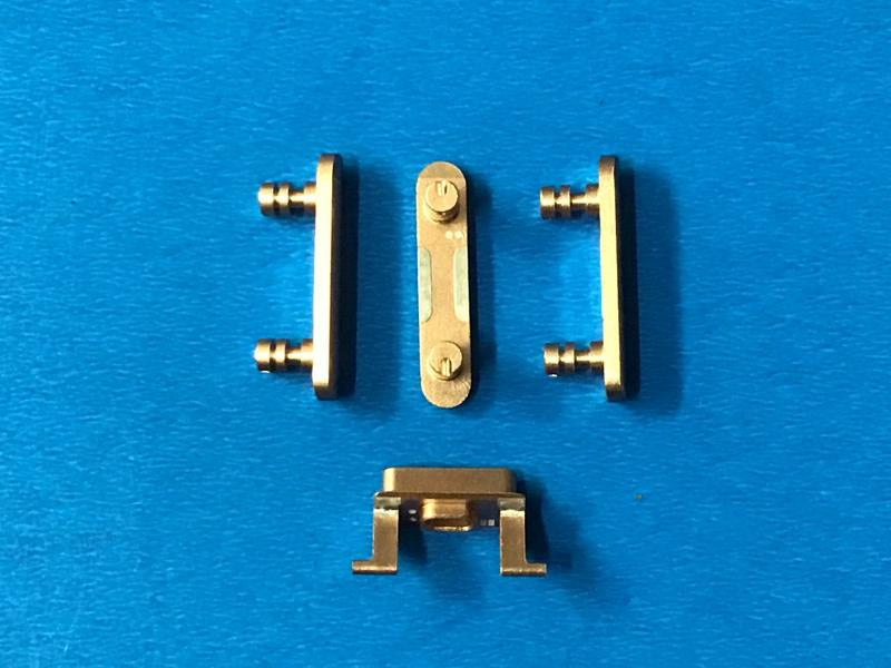 Juego Botones Laterales Volumen Silencio Bloqueo Encendido Iphone 8G 4.7 - Rosado Metal