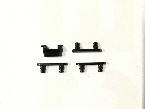 Juego Botones Laterales Volumen Silencio Bloqueo Encendido Iphone 7G 4.7 A1660 A1778 - Negro
