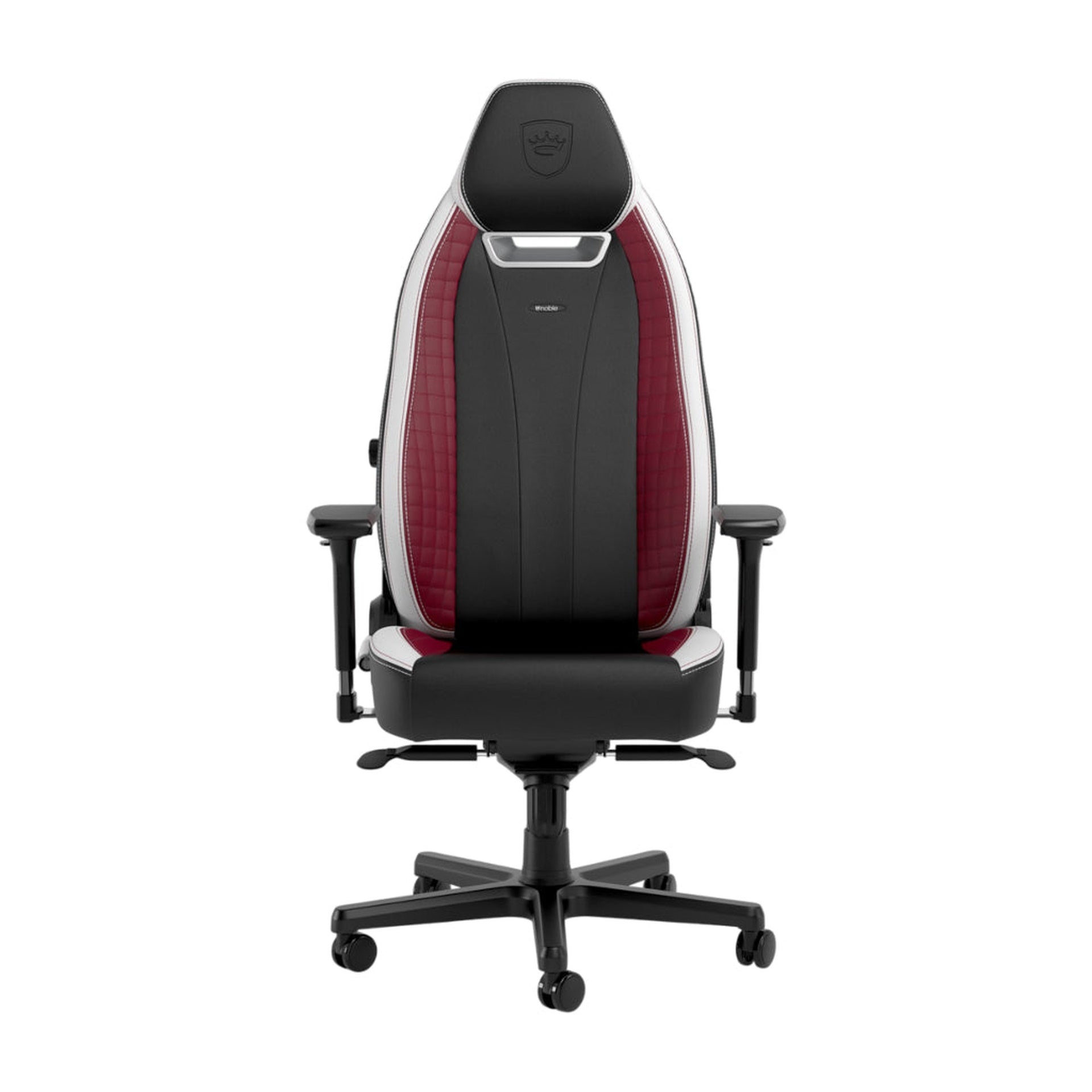 Silla Gaming Noblechairs Legend Cuero Sintético de Alta Tecnología NBL-LGD-GER-BWR - Negro/blanco/rojo