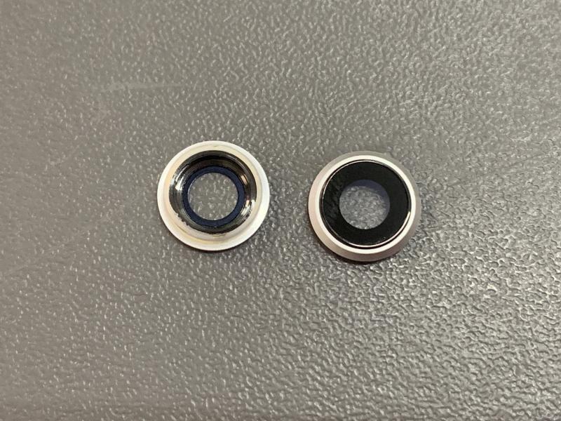 Lente Camara Iphone 8G 4.7 Se 2020 - Plateado con Marco