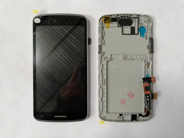 LCD Pantalla LG K5 X220 Q6 Completa - Blanca con Marco