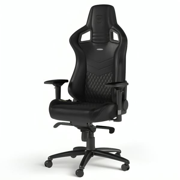 Silla Gaming Noblechairs Epic Cuero Autentico NBL-RL-BLA-001 - Negro Imagen principal del producto