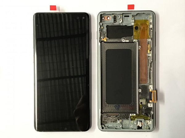 LCD Pantalla Samsung Galaxy S10 Plus G975 Completa - Negra con Marco
