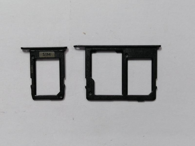 Juego Bandeja Dual Sim Micro Sd Samsung Galaxy A6 + Plus 2018 A605 - Negra