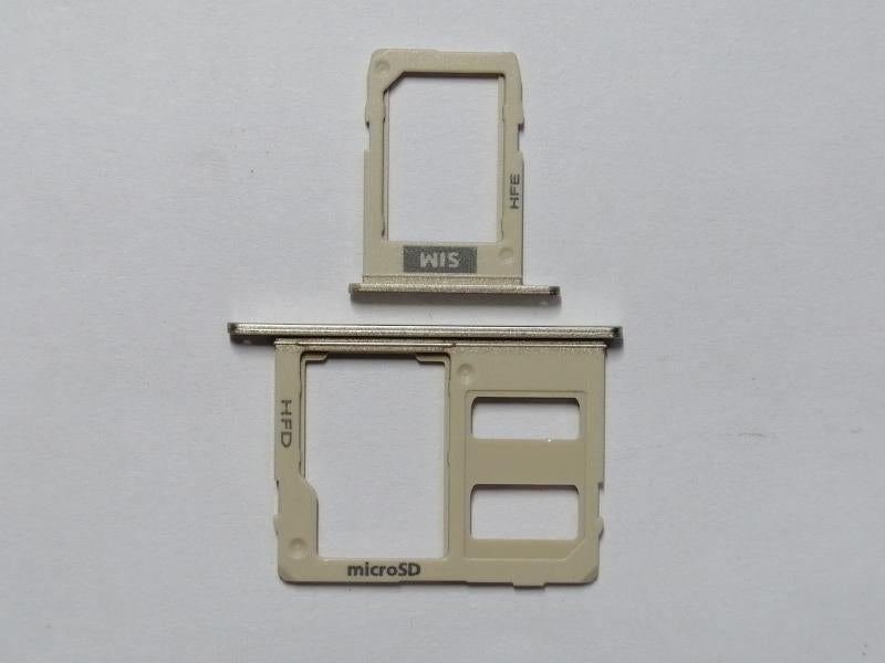Juego Bandeja Sim Micro Sd Samsung Galaxy A6 A600 - Dorada