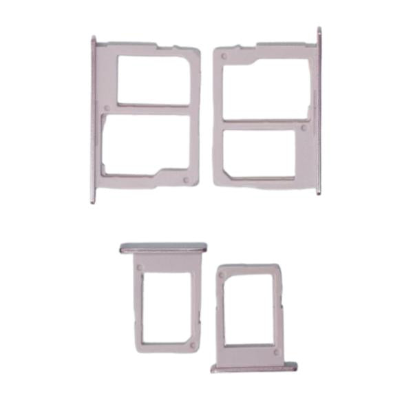 Juego Bandeja Dual Sim Micro Sd Samsung Galaxy J5 PRO J7 PRO J530 J730 - Rosa Metal