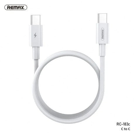 CABLE USB TIPO C A TIPO C RC-183C REMAX BLANCO