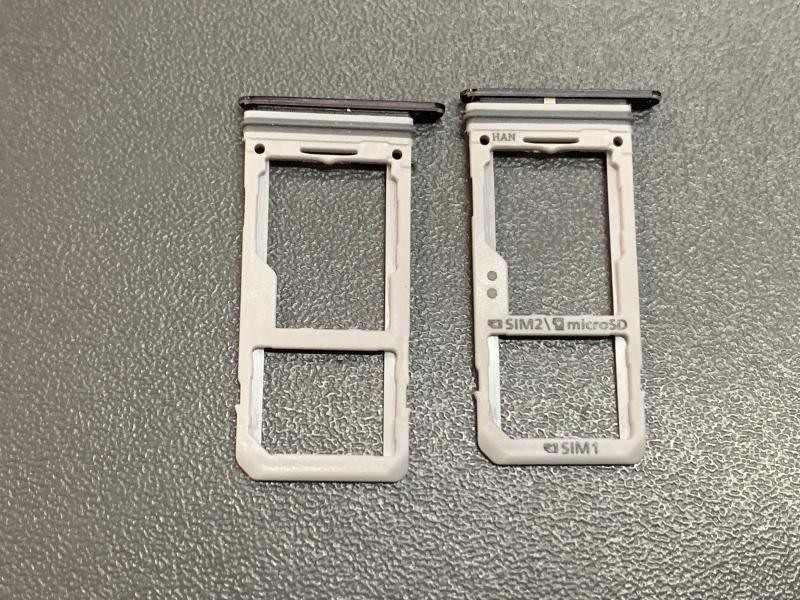 Juego Bandeja Dual Sim Micro Sd Samsung Galaxy S8 G950 S8 Plus G955 - Negra