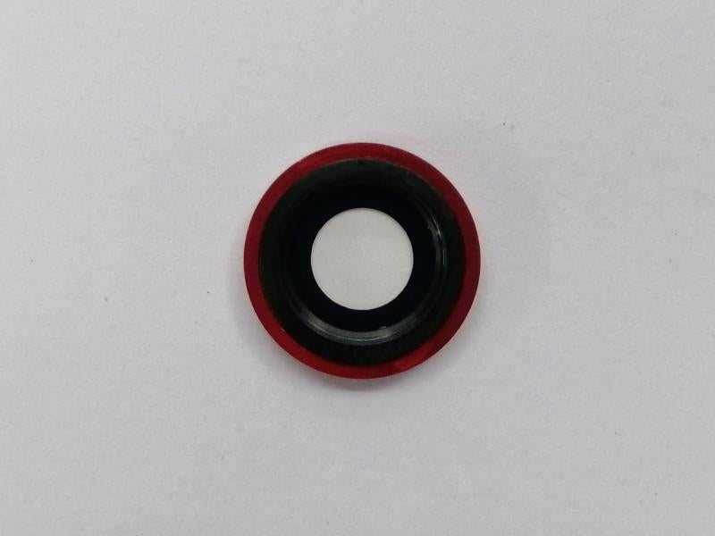 Lente Camara Iphone Xr - Rojo con Marco
