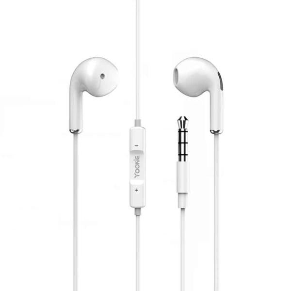 AUDIFONOS MANOS LIBRES YOOKIE YK32 BLANCO