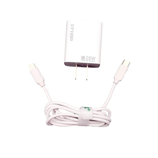 Cargador Casa GA-36M Gerlax - Tipo C Blanco