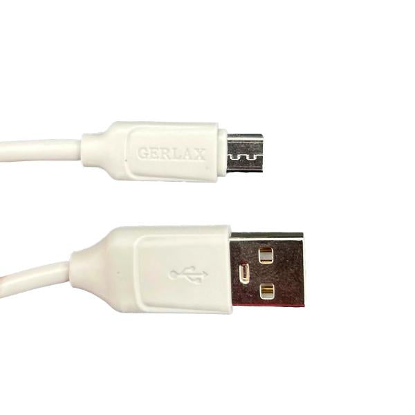 Cargador Casa GA-08M Gerlax - Blanco Micro B
