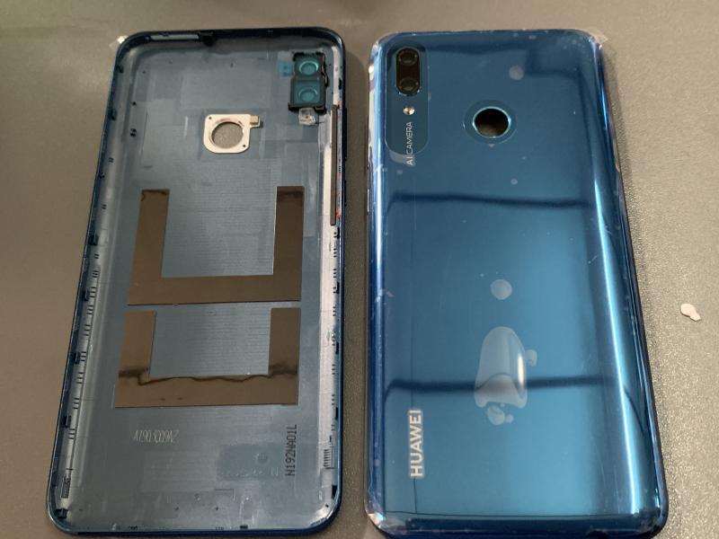 Tapa Huawei P Smart 2019 - CELESTE-AZUL con Marco