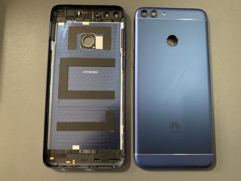Tapa Huawei P Smart 2018 - Azul con Marco