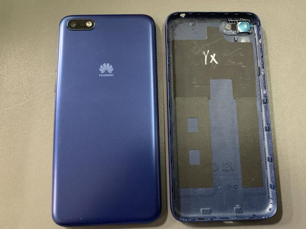 Tapa Huawei Y5 Prime 2018 - Azul con Marco
