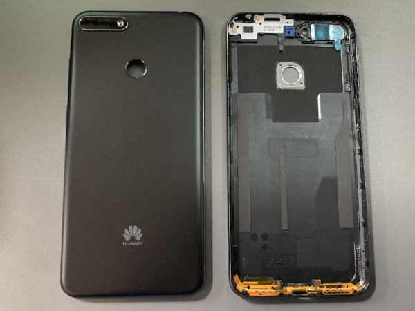 Tapa Huawei Y6 Prime 2018 - Negra con Marco